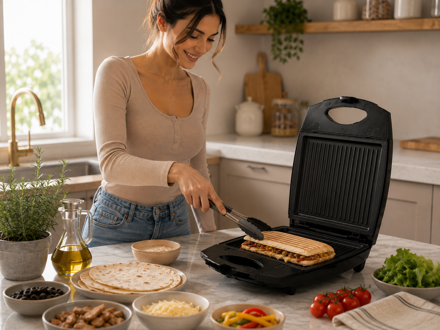 Sandwich Maker 3*1- 1300W SPE-SW1300WB