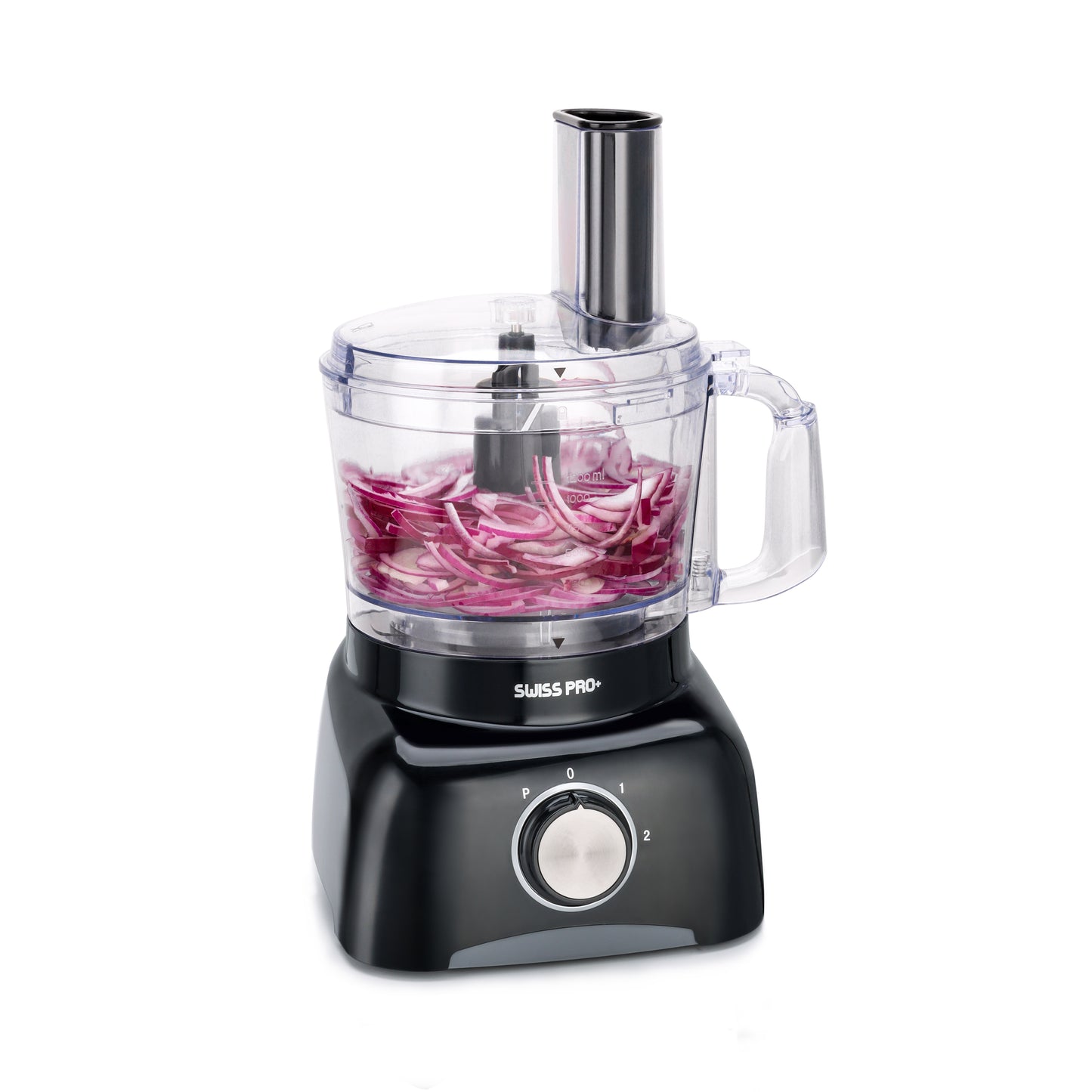 Food Processor 13 Pieces - Kitchen Mixer - Vegetable Cutter Electric  - Food Processor - Plastic - Black - 1.2 L - 800 W - SP-FOOD600.8B