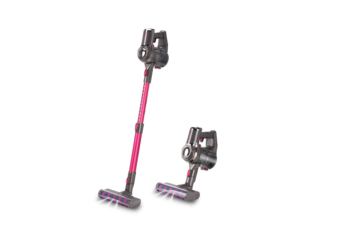 Vacuum Cleaner - Wireless Battery - 4-Layer Filter System - 150 W Cordless - Pink - 0.6 L - SP-VC12000-KP
