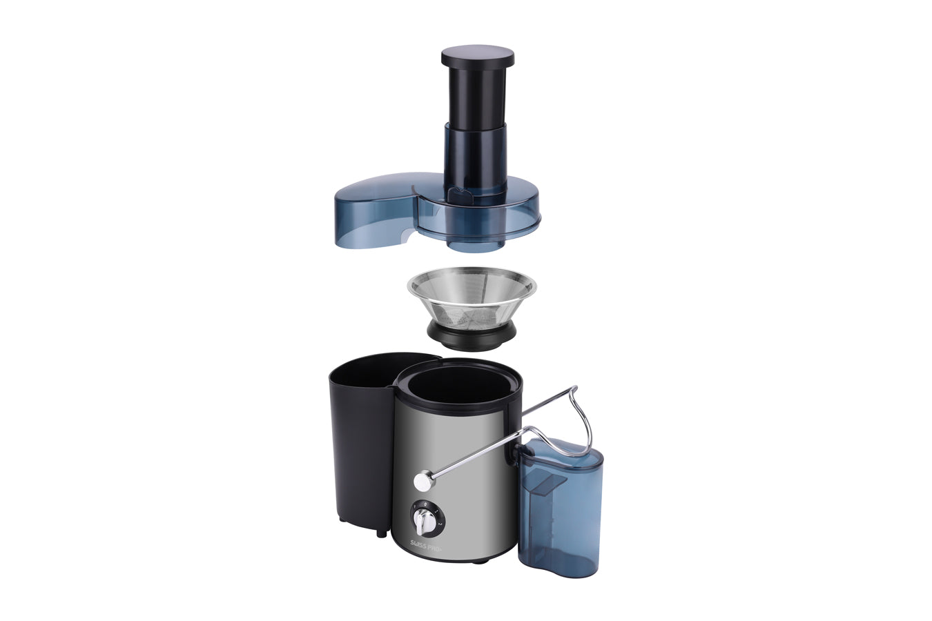 Juice Extractor - Fruits and Vegetables - Centrifuge - Stainless Steel - SP-PEJ1000- 450 W - Black - SP-PEJ1000