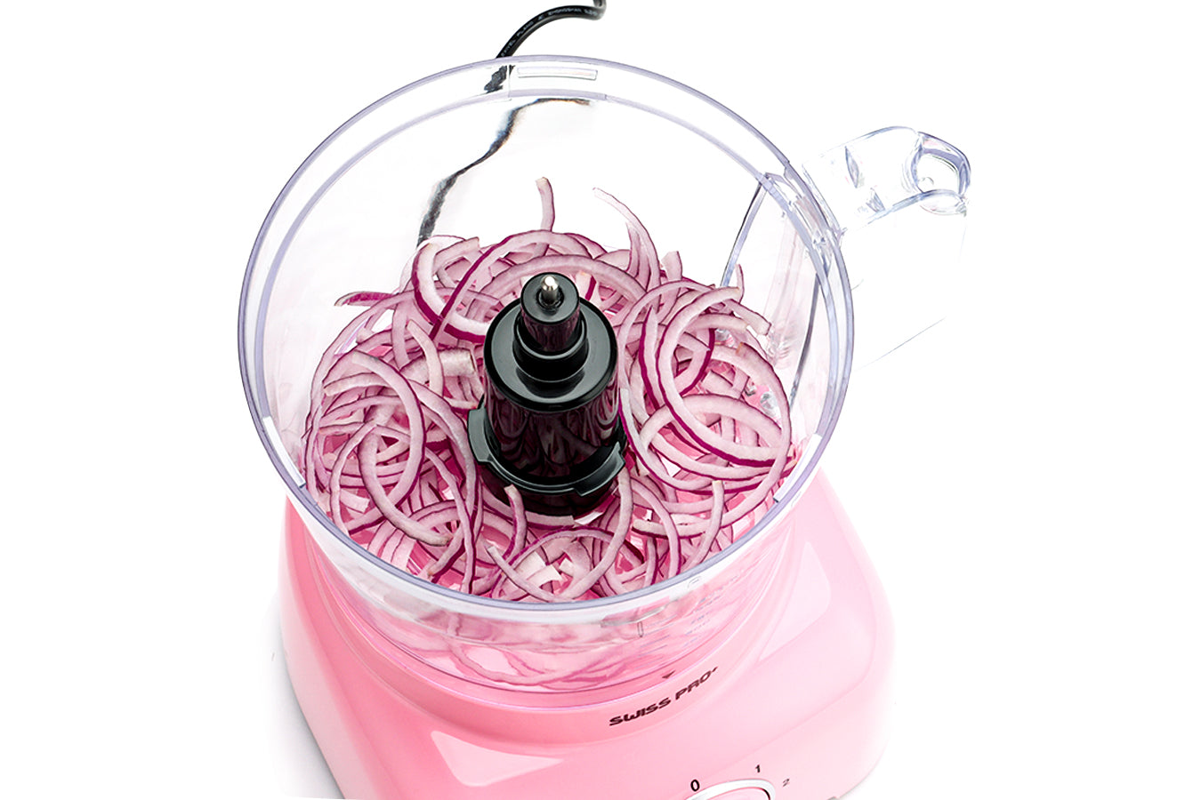 Food Processor 13 Pieces - Kitchen Mixer - Vegetable Cutter Electric  - Food Processor - Plastic - Pink - 1.2 L - 800 W - FOOD600.8P