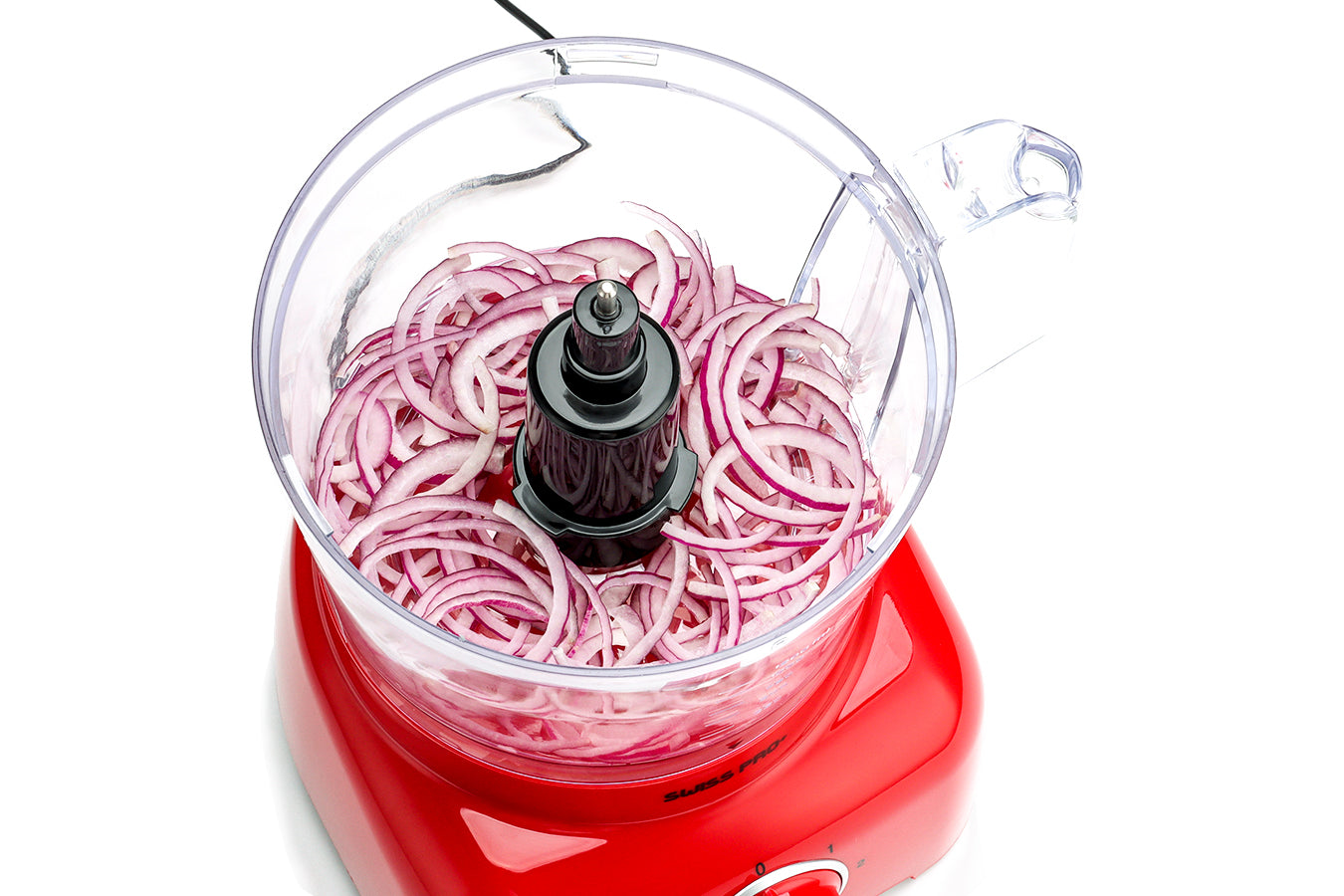 Food Processor 13 Pieces - Kitchen Mixer - Vegetable Cutter Electric  - Food Processor - Plastic - Red - 1.2 L - 800 W - SP-FOOD600.8R