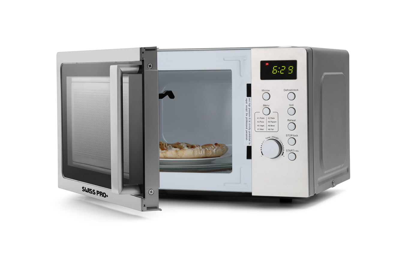 Combi Microwave -Digital Screen -  1100W - Silver - SP-MIC1100.DG