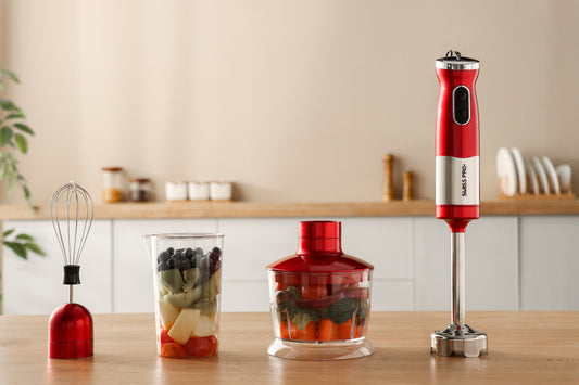Hand Blender 3-in-1 - 700W - Red - SP-HAND3.1
