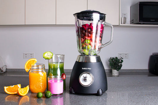 Blender 1.5L - Glass Jar - 2 speeds with pulse -  850 W - Black - SP-BL850WB