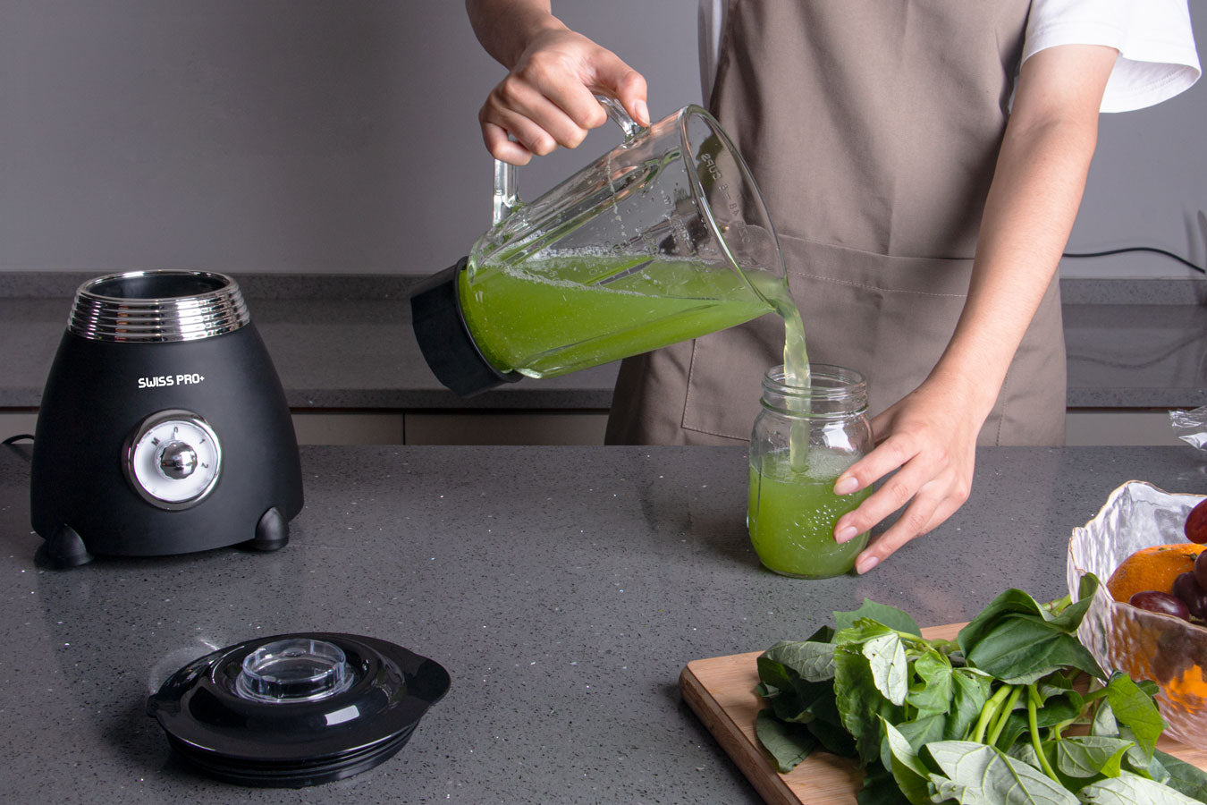 Blender 1.5L - Glass Jar - 2 speeds with pulse -  850 W - Black - SP-BL850WB