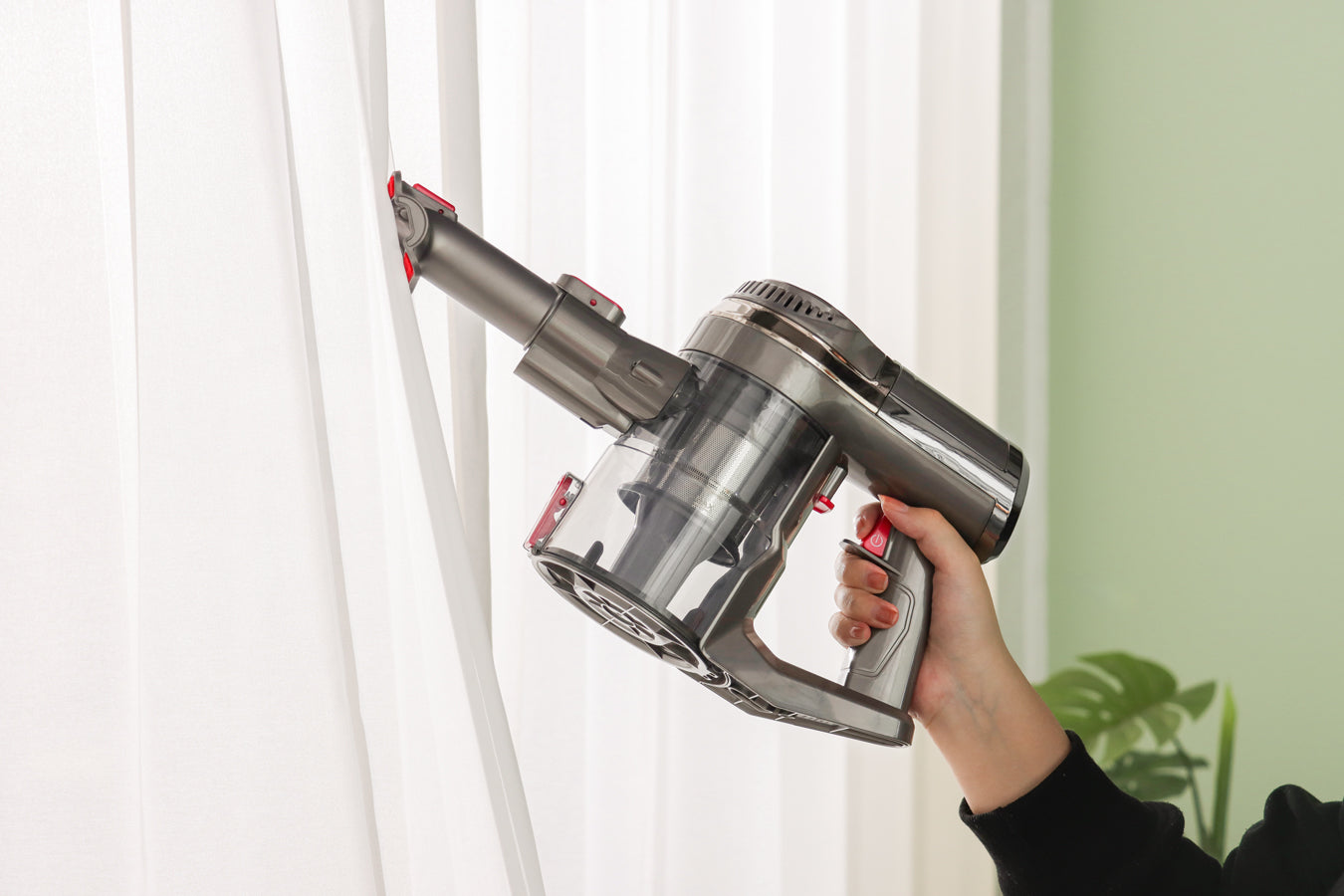 Vacuum Cleaner - Wireless Battery - 4-Layer Filter System - 150 W Cordless - Pink - 0.6 L - SP-VC12000-KP