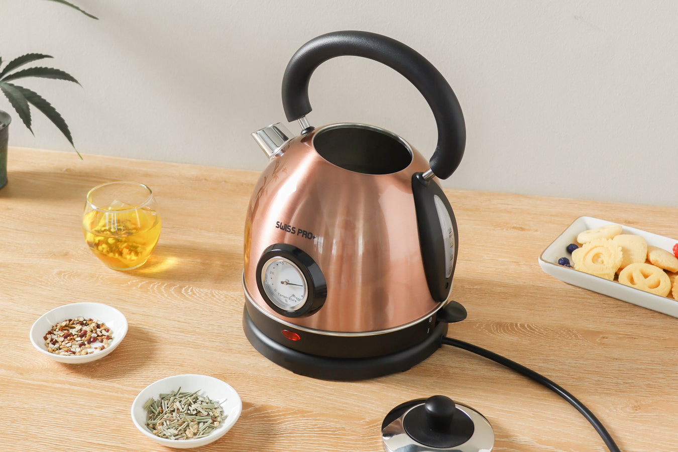 Retro Kettle 1.8L - 2200W - Caramel - SP-WK2200BC