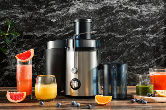 Juice Extractor - Fruits and Vegetables - Centrifuge - Stainless Steel - SP-PEJ1000- 450 W - Black - SP-PEJ1000