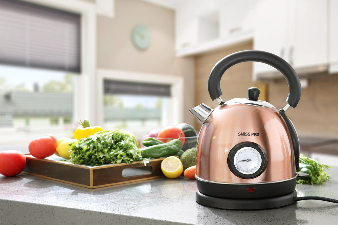 Retro Kettle 1.8L - 2200W - Caramel - SP-WK2200BC