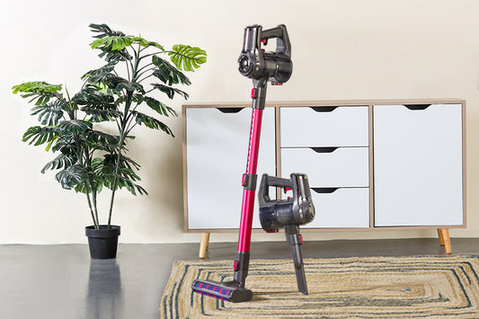 Vacuum Cleaner - Wireless Battery - 4-Layer Filter System - 150 W Cordless - Pink - 0.6 L - SP-VC12000-KP