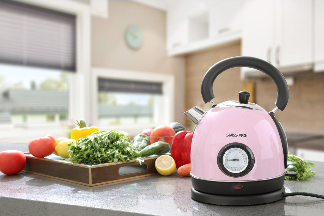 Retro Kettle 1.8L - 2200W - Pink - SP-WK2200BP