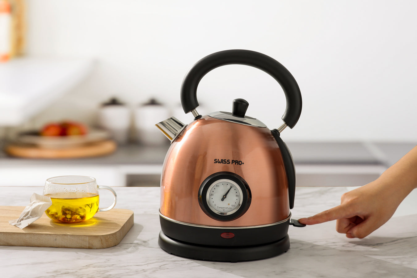Retro Kettle 1.8L - 2200W - Caramel - SP-WK2200BC