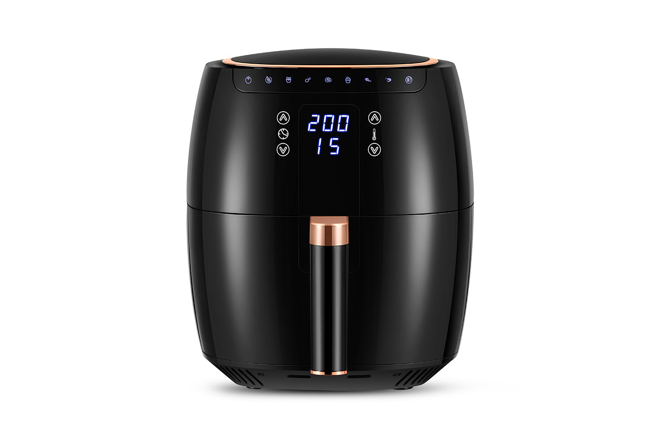 Digital Air Fryer -  7L - 1750W - Black - Stainless Steel - Deep Fryer - Hot Air Fryer without Fat - SP-DAF7LB