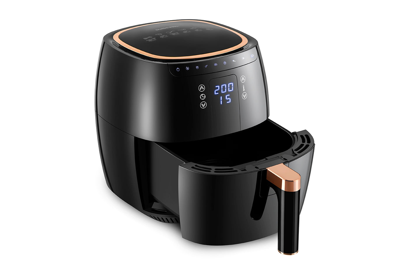 Digital Air Fryer -  7L - 1750W - Black - Stainless Steel - Deep Fryer - Hot Air Fryer without Fat - SP-DAF7LB