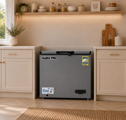 Chest Deep Freezer, Silver, 350 Liters, SPE-CF350S