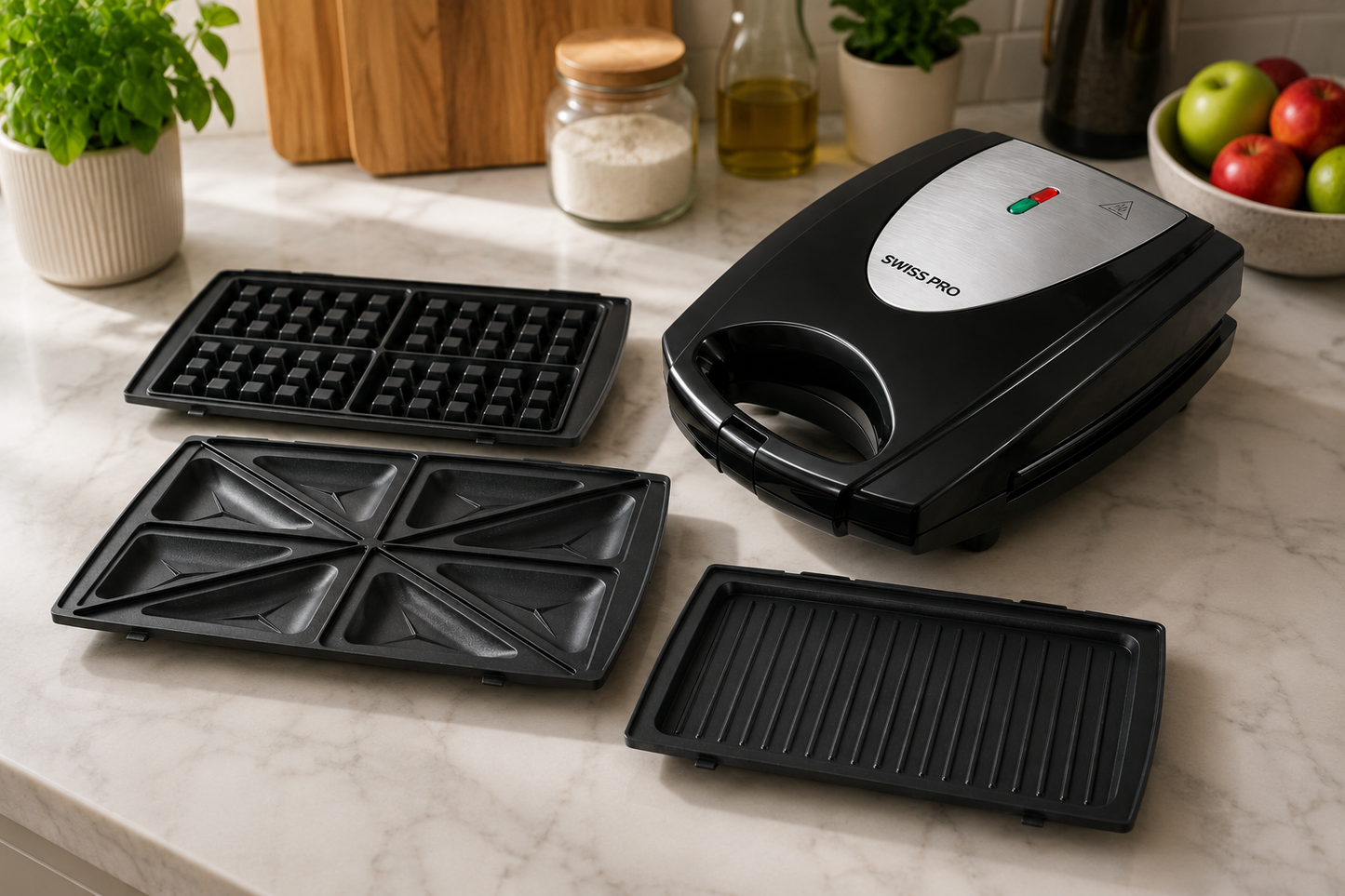 Sandwich Maker 3*1- 1300W SPE-SW1300WB