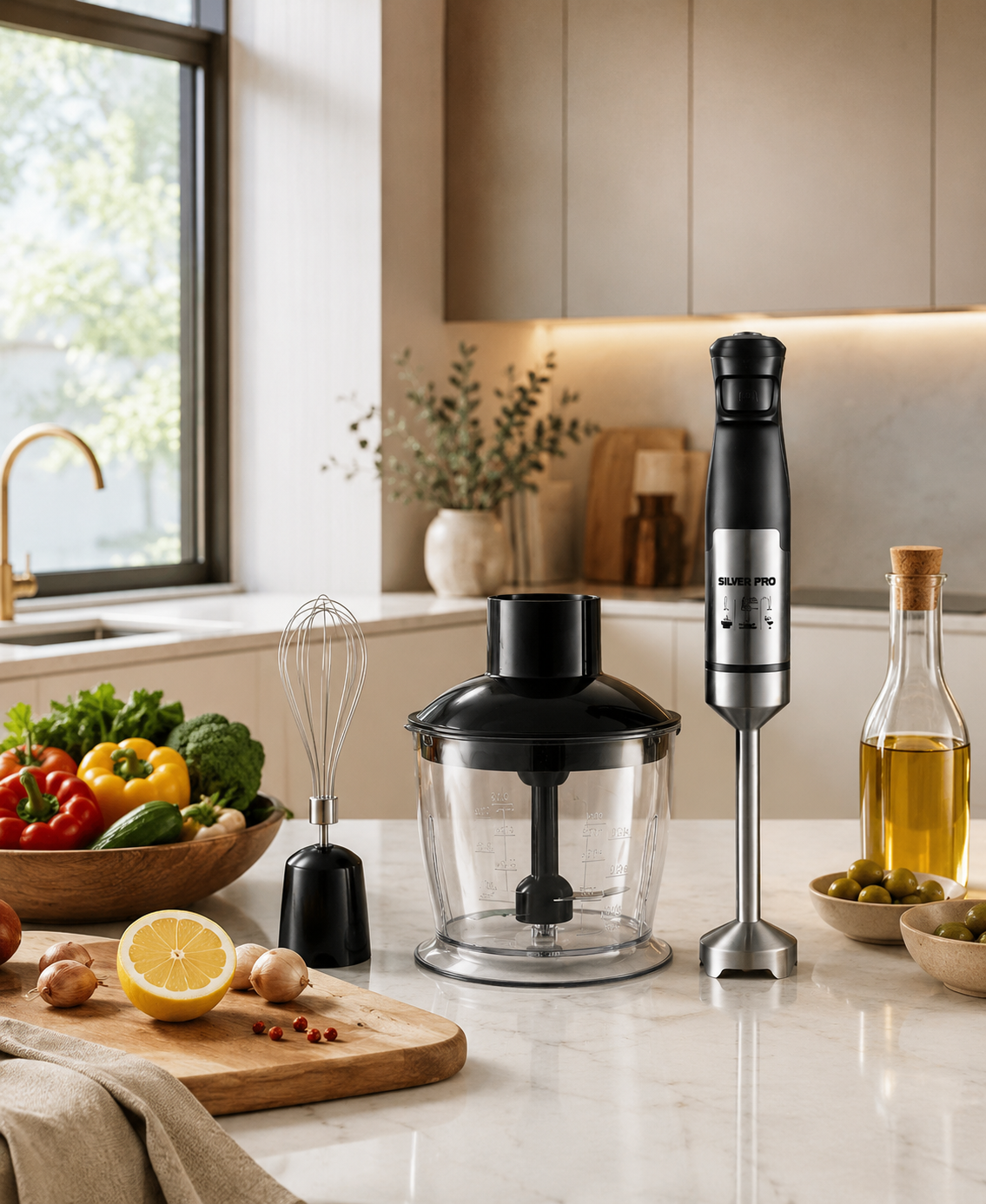 Hand Blender Group 1200W Black SPE-HG100WB