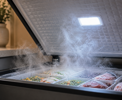 Chest Deep Freezer, Silver, 350 Liters, SPE-CF350S
