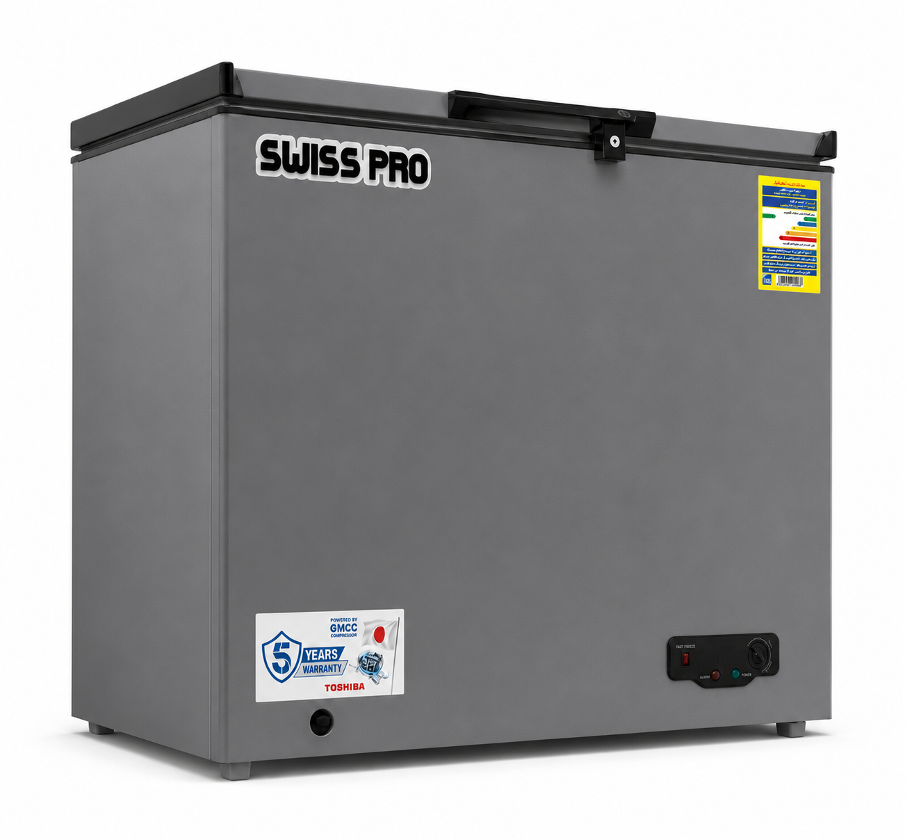 Chest Deep Freezer, Silver, 350 Liters, SPE-CF350S
