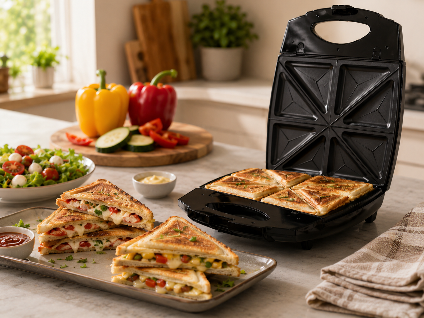 Sandwich Maker 3*1- 1300W SPE-SW1300WB