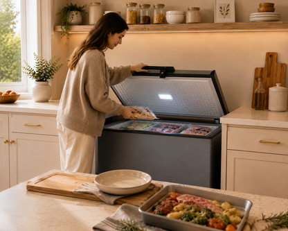Chest Deep Freezer, Silver, 350 Liters, SPE-CF350S