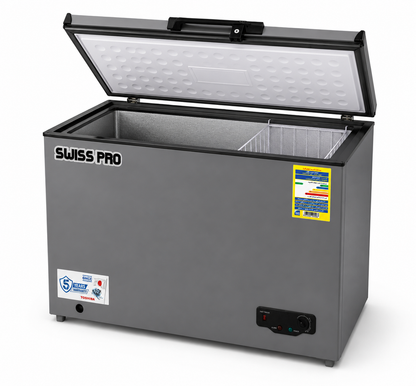 Chest Deep Freezer, Silver, 350 Liters, SPE-CF350S