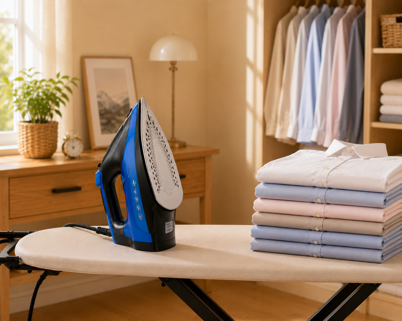 Ceramic Steam Iron 2800W - Blue/Black SPE-SI2800BB