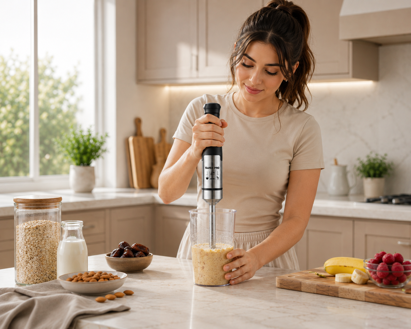Hand blender single 1200W Black SPE-HS100WB