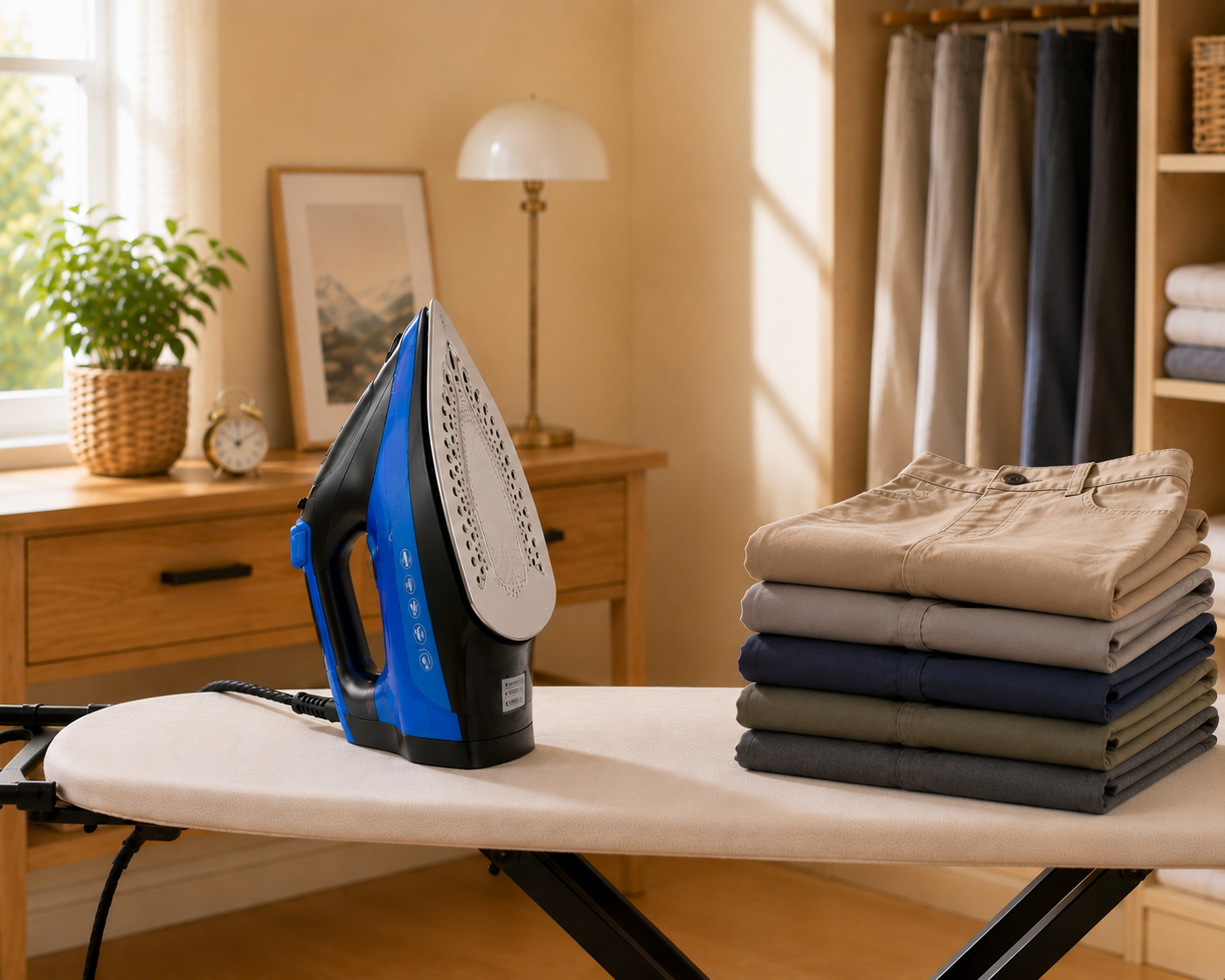Ceramic Steam Iron 2800W - Blue/Black SPE-SI2800BB