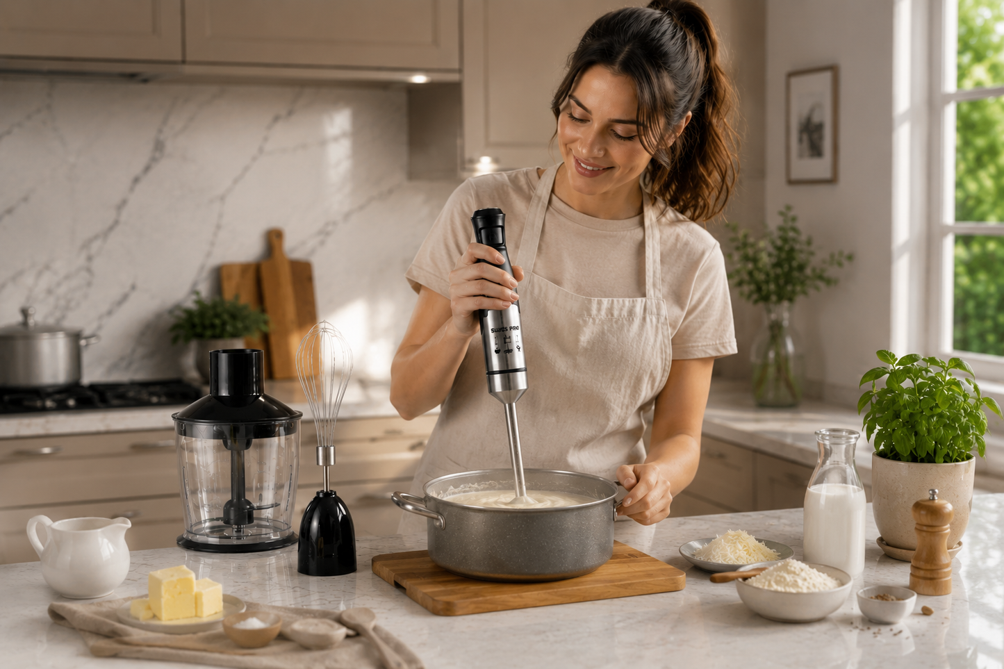 Hand Blender Group 1200W Black SPE-HG100WB