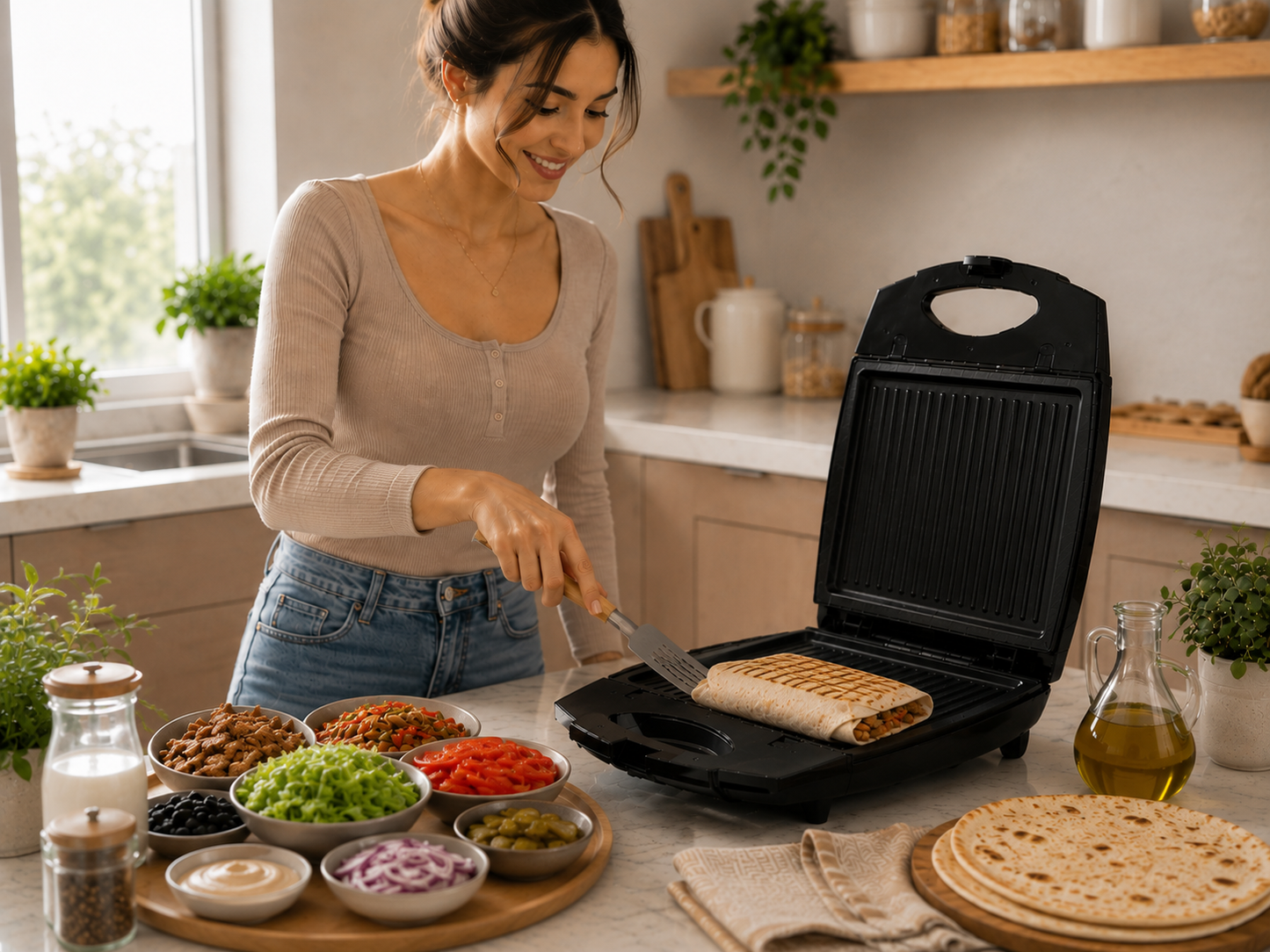 Sandwich Maker 3*1- 1300W SPE-SW1300WB
