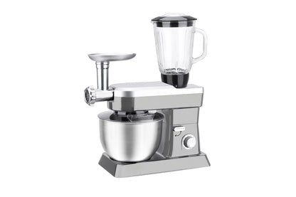 Food Processor 6.3L 1500W  - Powerful 3-in-1 - Blender, Meat Grinder, Mix  -  Silver - SP-PKM1900S