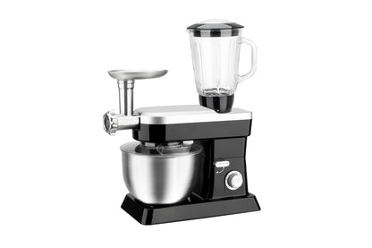 Food Processor 6.3L 1500W  - Powerful 3-in-1 - Blender, Meat Grinder, Mix  -  Black - SP-PKM1900B