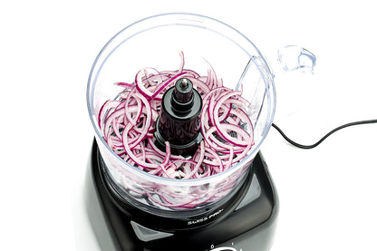 Food Processor 13 Pieces - Kitchen Mixer - Vegetable Cutter Electric  - Food Processor - Plastic - Black - 1.2 L - 800 W - SP-FOOD600.8B