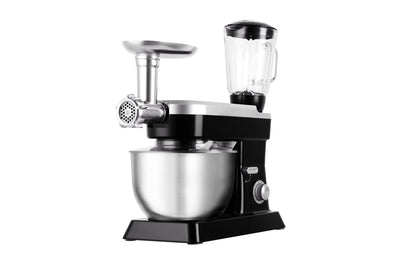 Food Processor 6.3L 1500W  - Powerful 3-in-1 - Blender, Meat Grinder, Mix  -  Black - SP-PKM1900B