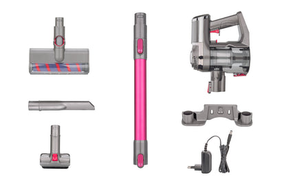 Vacuum Cleaner - Wireless Battery - 4-Layer Filter System - 150 W Cordless - Pink - 0.6 L - SP-VC12000-KP