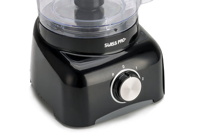 Food Processor 13 Pieces - Kitchen Mixer - Vegetable Cutter Electric  - Food Processor - Plastic - Black - 1.2 L - 800 W - SP-FOOD600.8B