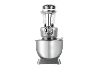 Food Processor 6.3L 1500W  - Powerful 3-in-1 - Blender, Meat Grinder, Mix  -  Silver - SP-PKM1900S
