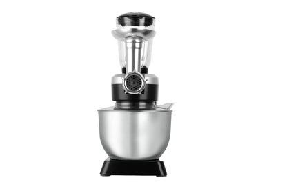Food Processor 6.3L 1500W  - Powerful 3-in-1 - Blender, Meat Grinder, Mix  -  Black - SP-PKM1900B