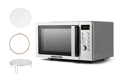 Combi Microwave -Digital Screen -  1100W - Silver - SP-MIC1100.DG
