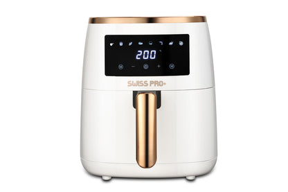 Digital Air Fryer - Stainless Steel - White - 6.5L - 1500W - Without Fat - SP-AF6.5L.WG