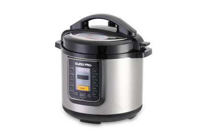 Electric Pressure Cooker 6L - 1000W - Silver & Black - SP-PC.5LE