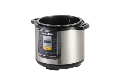 Electric Pressure Cooker 6L - 1000W - Silver & Black - SP-PC.5LE