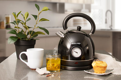 Retro Kettle 1.8L - 2200W - Black - SP-WK2200B