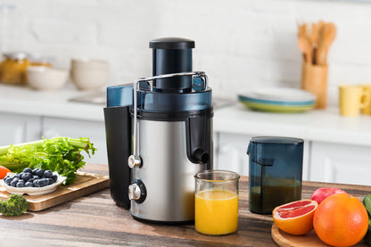 Juice Extractor - Fruits and Vegetables - Centrifuge - Stainless Steel - SP-PEJ1000- 450 W - Black - SP-PEJ1000
