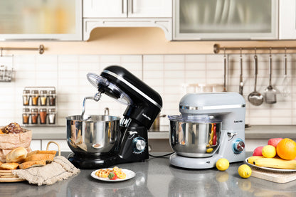 Powerful Food Processor - Stand Mixer - 6L 1500W - Silver & Grey - SP-KM1500G