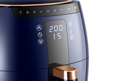 Digital Air Fryer -  7L - 1750W - Blue - Stainless Steel - Deep Fryer - Hot Air Fryer without Fat - SP-DAF7LDB