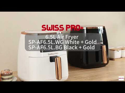 Digital Air Fryer -  7L - 1750W - Black - Stainless Steel - Deep Fryer - Hot Air Fryer without Fat - SP-DAF7LB