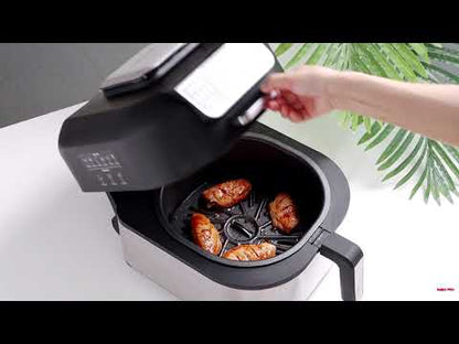 Air Fryer & Air Grill - 6L - Stainless Steel - Silver & Black - 1760W - SP-AF6L